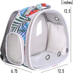Bird Carrier Backpack with Rope Perch, Portable Bird Travel Carrier Backpack - Image 3