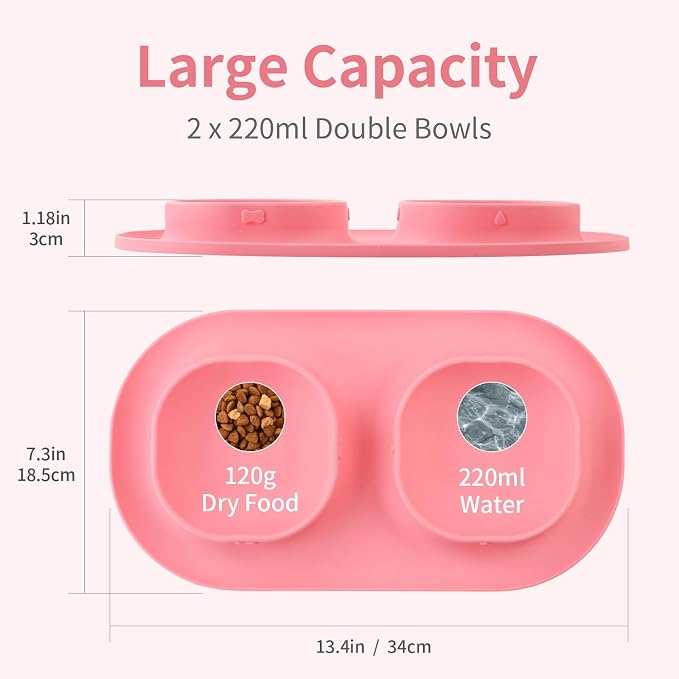 Small Size Puppy Dog Bowls: Food and Water Bowls Set - Image 7