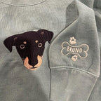 NAZENTI Custom Photo Pet Embroidered Sweatshirt, Custom Dog Face Embroidered - Image 8