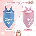 Personalized Dog Bandana, Custom Pet Scarf - Image 3