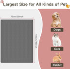 Largest Dog Food Mat, 39.5"x29.5" Silicone Dog and Cat Mat - Image 2