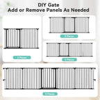 COMOMY 127.8" Extra Wide Baby Gate, Dog Gate - Image 6