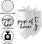Wedding Gifts pup of Honor Best Dog Bandana Pet Scarf Wedding Photo Prop Pet - Image 3