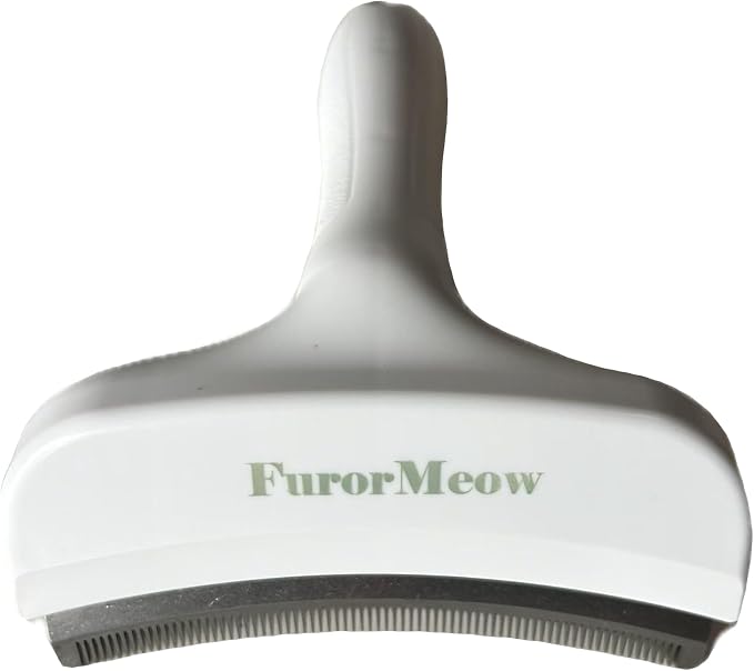 Pet Deshedding Tool with Curve Blade, Cat Grooming Brush, Tight V-shaped Teeth by Unknown