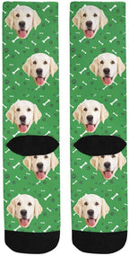 MyPupSocks Custom Personalized Photo Pet Face Socks, Cat and Dog Tracks Paws - Image 6