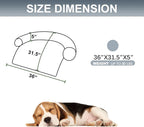 Tinaco Calming Dogs/Cats Bed Mats, Dog Pad Washable Removable Couch Cover - Image 2