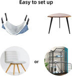 Pet Hammock for Cage Reversible Cat Hanging Hammock Soft Hanging Bed for Ferret - Image 2