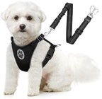 SlowTon Dog Seat Belt Harness for Car, Dog Car Harness Adjustable Mesh by SlowTon