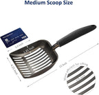 WePet Cat Litter Scoop, Non-Stick Plated Aluminum Alloy Sifter, Kitty Durable - Image 4