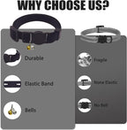 Breakaway Cat Collar with Bell, Safety Buckle Kitten Collar, Elastic Strech - Image 6