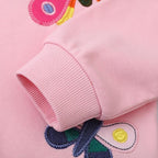 Toddler Baby Girls Cotton Sweater, Long Sleeve Crewneck Sweatshirt Pullover - Image 5