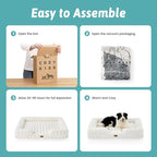 Self Warming Dog Bed for Large Size Dog, Faux Fur Orthopedic Puppy Sofa - Image 8