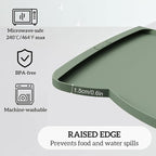 OHMO Dog Food Mat w/Residue Collection Pocket Silicone Pet Feeding Mat - Image 5