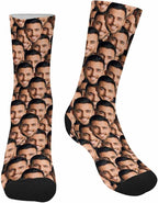 MyPupSocks Custom Personalized Photo Pet Face Socks, Cat and Dog Tracks Paws - Image 3