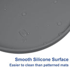 4 PCS Thickened Pet Silicone Food Mat, Nonslip Waterproof Cat Dog Feeding Bowl - Image 5
