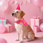 Dog Birthday Party Supplies, Rose Pink Dog Birthday Set - Image 8