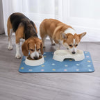 Cat Food Mat Absorbent Dog Mat for Food and Water Non Slip Quick Dry Dog Bowl - Image 3