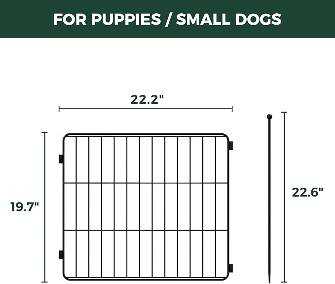 FXW MiniPaws Unleashed Dog Playpen, Expandable & Portable Design - Image 4