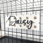 Personalized Crate Sign, Custom Dog Decor, Hanging Crate Sign, Personalized Pet - Image 3