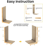 Cardboard Cat Scratcher, 23 Inch L Shape Scratch Pad Wall Mounted, Vertical - Image 5