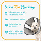 ZenPet Recovery Cone E-Collar for Dogs & Cats – Soft, Comfortable, Safe & - Image 6