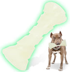 Glow in The Dark Dog Chew Toy, Rubber Dog Toys to Keep Them Busy, Interactive by KGPERGU