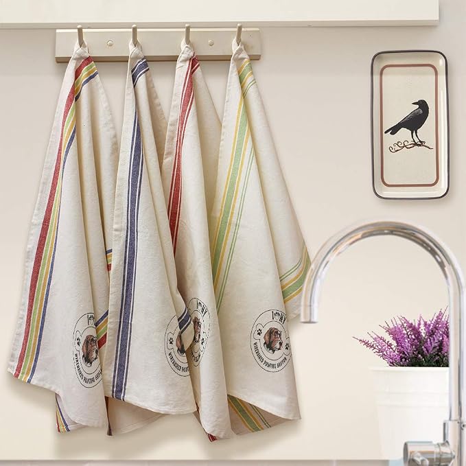 Custom Decor Kitchen Towels Love Paw Wirehaired Pointing Griffon Dog Pets Dogs - Image 2