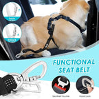 SlowTon Dog Seat Belt Harness for Car, Dog Car Harness Adjustable Mesh - Image 4