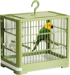2025 New Carry Cage for Parakeet Portable 30x23x26cm Bird Travel Carrier Cage by Unknown