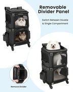 Double-Compartment Pet Carrier Backpack - Image 2
