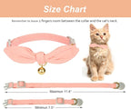 Bunny Ear Cat Collar with Bell and Bow Tie, Breakaway Cute Bowtie Kitten Collars - Image 8