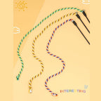 KABASI 3PCS Cat String Wand Toys, Colorful Interactive Cats Teaser Wand - Image 5