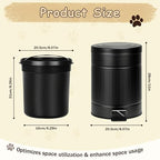 5L/1.3 Gal Dog Poop Trash Can - Image 7