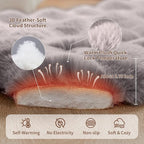 Self-Warming Cat Bed, Plush Faux Fur Pet Bed Mat - Image 5