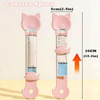 Cat Treat Spoon & 3 Pcs Can Lids | Cat Strip Feeder Squeeze - Image 2