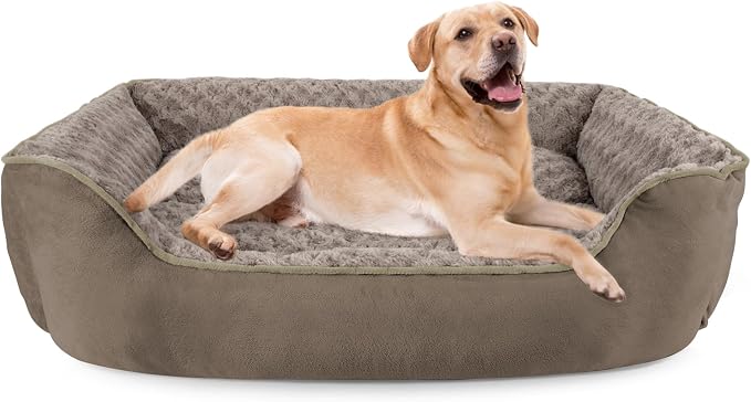 JOEJOY Rectangle Dog Bed for Large Medium Small Dogs by JOEJOY