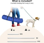 Dog Agility Jump Set with Adjustable Height Bars – Includes Carry Bag, Indoor & - Image 2