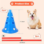 Garvee Dog Agile Hurdle Cone Set, Dog Training Agile Equipment - Image 3
