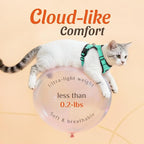 Dooradar Cat Harness and Leash Set, Escape Proof Safe Adjustable Kitten Vest - Image 6