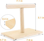 Bird Perch Stand, Bird Training Portable Tabletop Platform, Parrot Bird Cage - Image 4