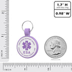 ESA Dog Tag, QR Code Dog Tag, Modifiable Free Pet Online Profile, Scannable QR - Image 4