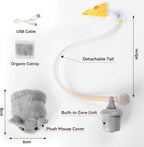 Migipaws Interactive MigiMouse Cat Toy 360° Rolling & Spin - Image 7