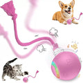 FUNNYDUCK Speed 2.0 Tail Interactive Cat Toy – Motion-Activated Rolling Ball by Unknown