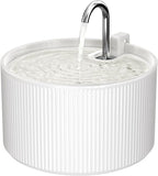Voluas Ceramic Cat Water Fountain, 2.2L/74oz Cat Fountains by Voluas