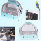 Bird Feeder Cups with Clamp Mount on Standing Perch, 2 Stainless Steel Cups - Image 3