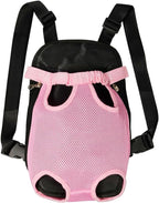 FEimaX Dog Carrier Backpack Pet Legs Out Front Cat Travel Bag, Adjustable Puppy - Image 2