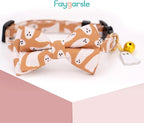 Faygarsle 2 Pack Halloween Breakaway Cat Collar Collection Ghosts Pattern Cute - Image 5