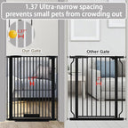 40.55" Tall 1.37" Ultra Narrow Spacing Dogs Pets Baby Gate - Image 3