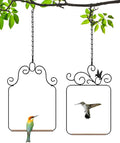 PACETAP Hummingbird Swings and Perches Metal Frame 2 Pack, Wild Bird Swing by PACETAP