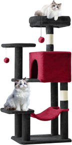 Sweetcrispy 44 Inch Cat Tree Tower, Cat Climbing Tower - Image 7